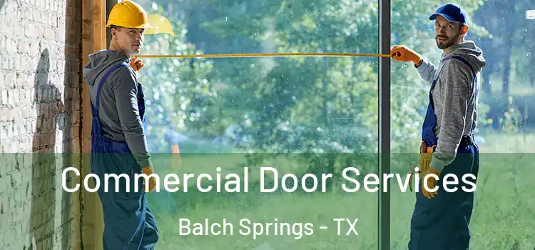 Commercial Door Services Balch Springs - TX