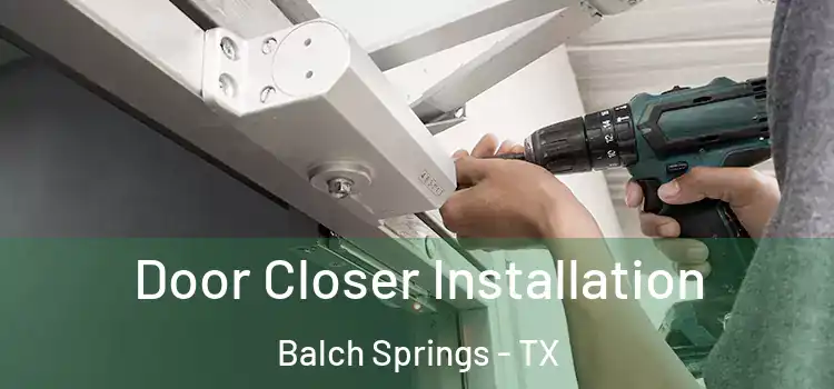 Door Closer Installation Balch Springs - TX