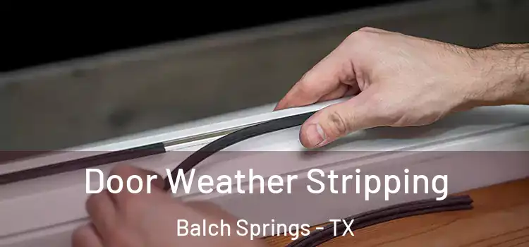  Door Weather Stripping Balch Springs - TX