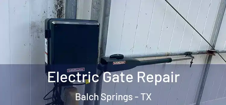 Electric Gate Repair Balch Springs - TX