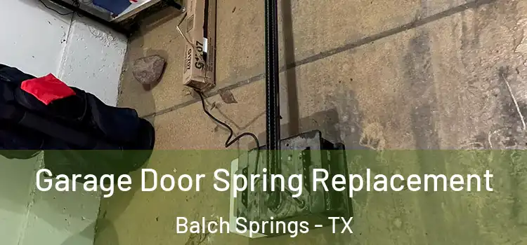  Garage Door Spring Replacement Balch Springs - TX