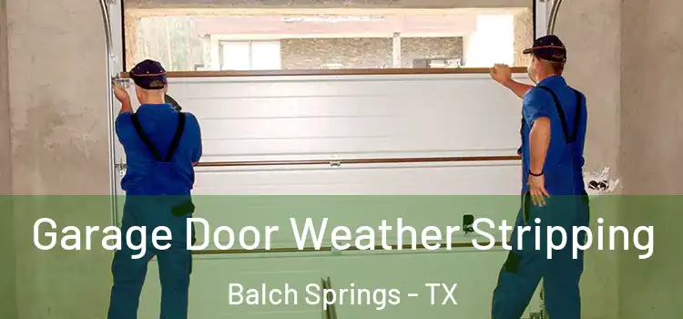  Garage Door Weather Stripping Balch Springs - TX