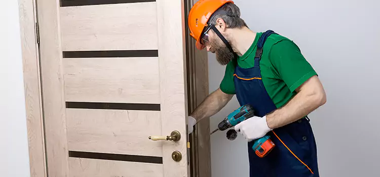 Replace Internal Door Handle with Lock Balch Springs