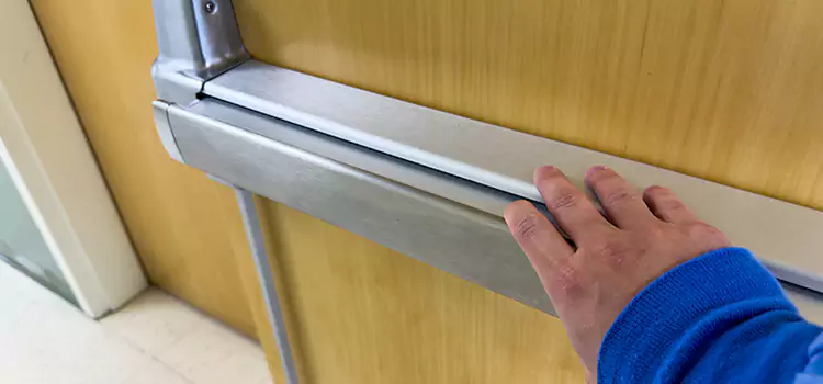 Installing a Push Bar on a Door Balch Springs