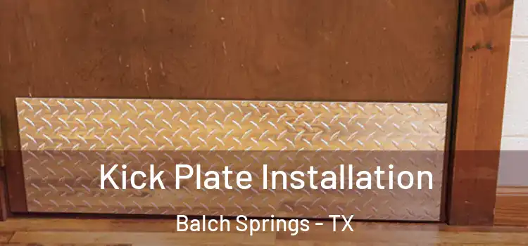 Kick Plate Installation Balch Springs - TX